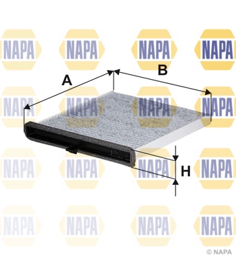 Filtre, air de l'habitacle NAPA NFC4298