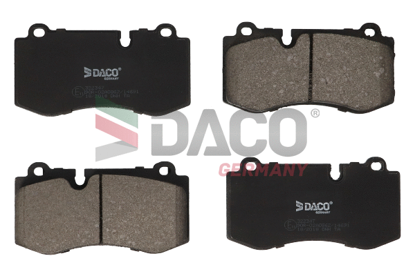 Kit de plaquettes de frein, frein à disque DACO Germany 322347
