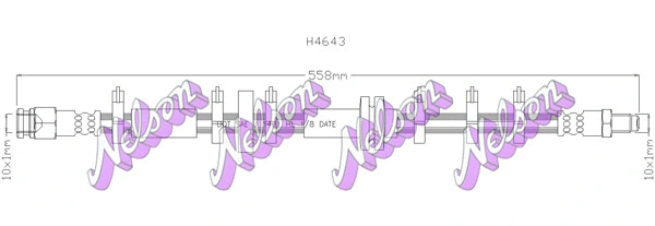 Flexible de frein KAWE H4643