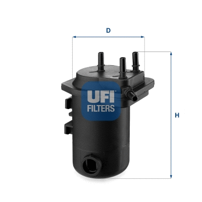 Filtre à carburant UFI 24.098.00
