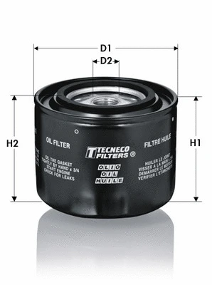 Filtre à huile TECNECO FILTERS OL175
