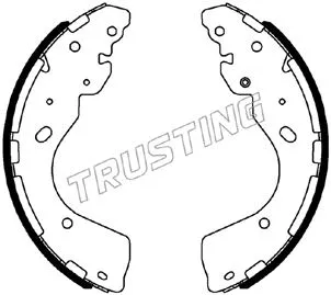 Jeu de mâchoires de frein TRUSTING 067.203