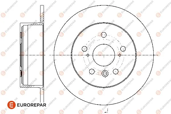 Disque de frein EUROREPAR 1667866180