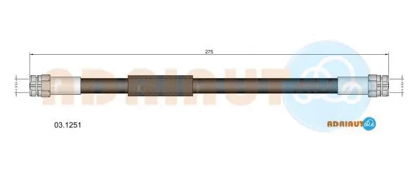 Flexible de frein ADRIAUTO 03.1251
