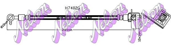 Flexible de frein KAWE H7402Q