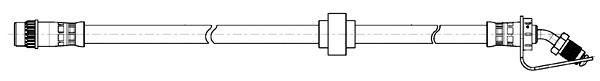 Flexible de frein CEF 511804