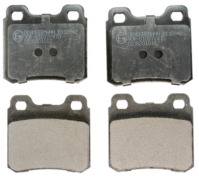 Kit de plaquettes de frein, frein à disque DENCKERMANN B110942