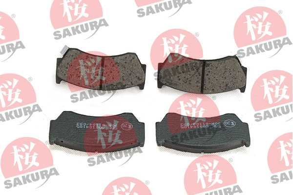 Kit de plaquettes de frein, frein à disque SAKURA 600-10-4185