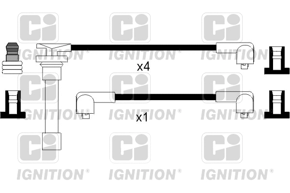Kit de câbles d'allumage QUINTON HAZELL XC357