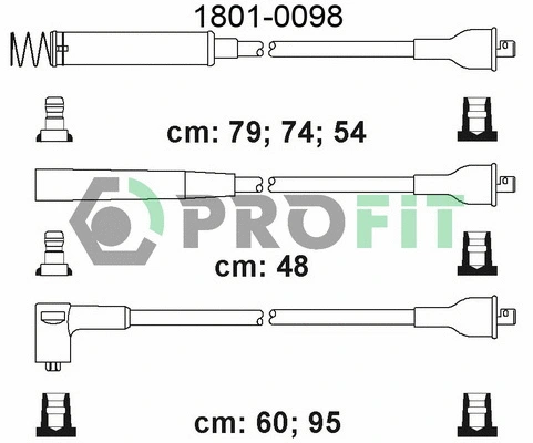 Kit de câbles d'allumage PROFIT 1801-0098
