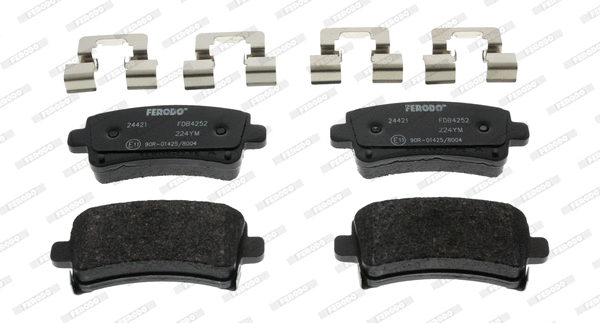 Kit de plaquettes de frein, frein à disque FERODO FDB4252