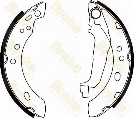 Jeu de mâchoires de frein Brake ENGINEERING SH2338