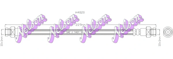 Flexible de frein KAWE H4820