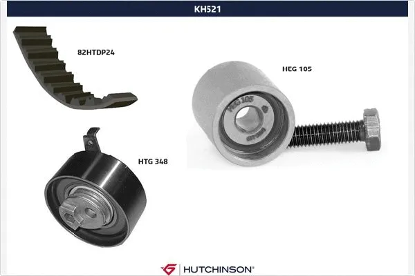 Kit de courroie crantée HUTCHINSON KH 521
