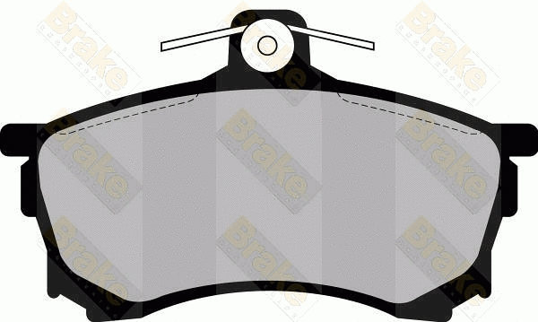 Kit de plaquettes de frein, frein à disque Brake ENGINEERING PA1131