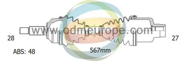 Arbre de transmission 4X4 ESTANFI EST-18-142211