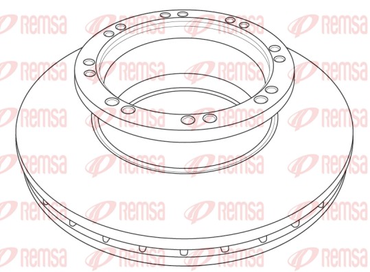 Disque de frein REMSA NCA1215.20