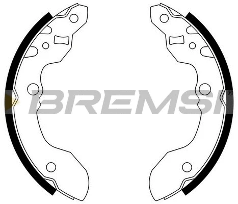 Jeu de mâchoires de frein BREMSI GF0912