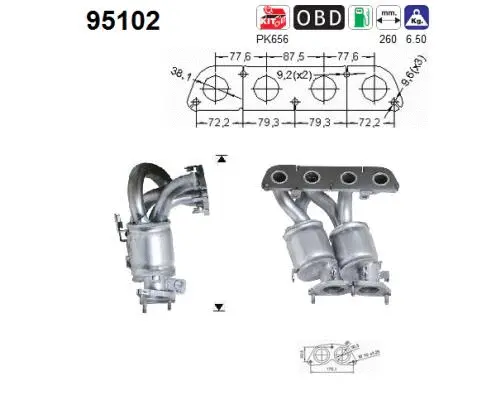Catalyseur AS 95102