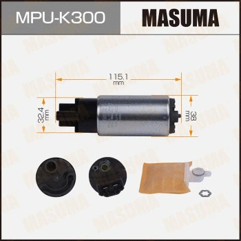 Pompe à carburant MASUMA MPU-K300
