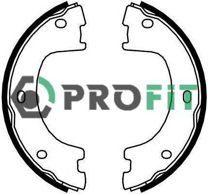 Jeu de mâchoires de frein PROFIT 5001-4103