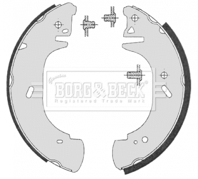 Jeu de mâchoires de frein BORG & BECK BBS6325