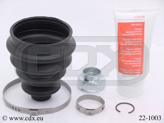 Jeu de joints-soufflets, arbre de commande CDX 22-1003