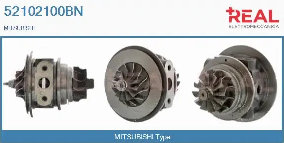 Groupe carter, turbocompresseur REAL 52102100BN