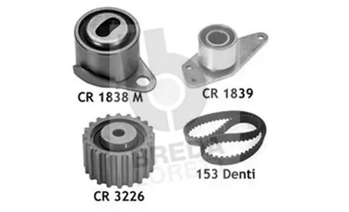 Kit de courroie crantée BREDA LORETT KCD0382