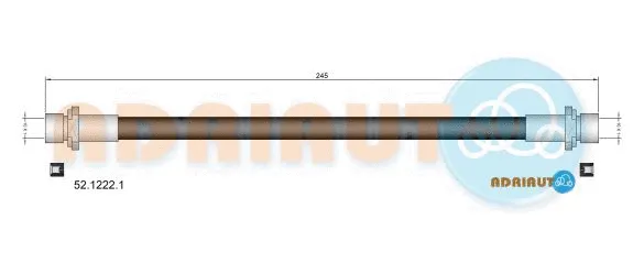 Flexible de frein ADRIAUTO 52.1222.1