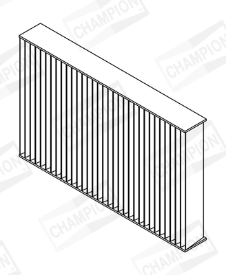 Filtre, air de l'habitacle CHAMPION CCF0140C