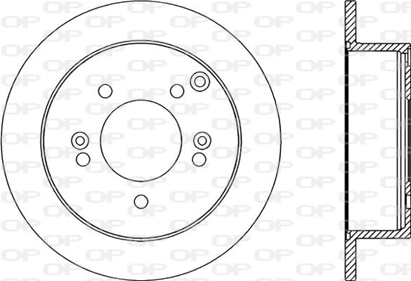 Disque de frein OPEN PARTS BDR2182.10