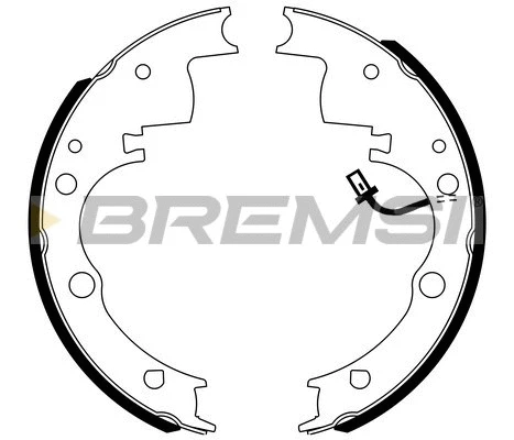 Jeu de mâchoires de frein BREMSI GF0167