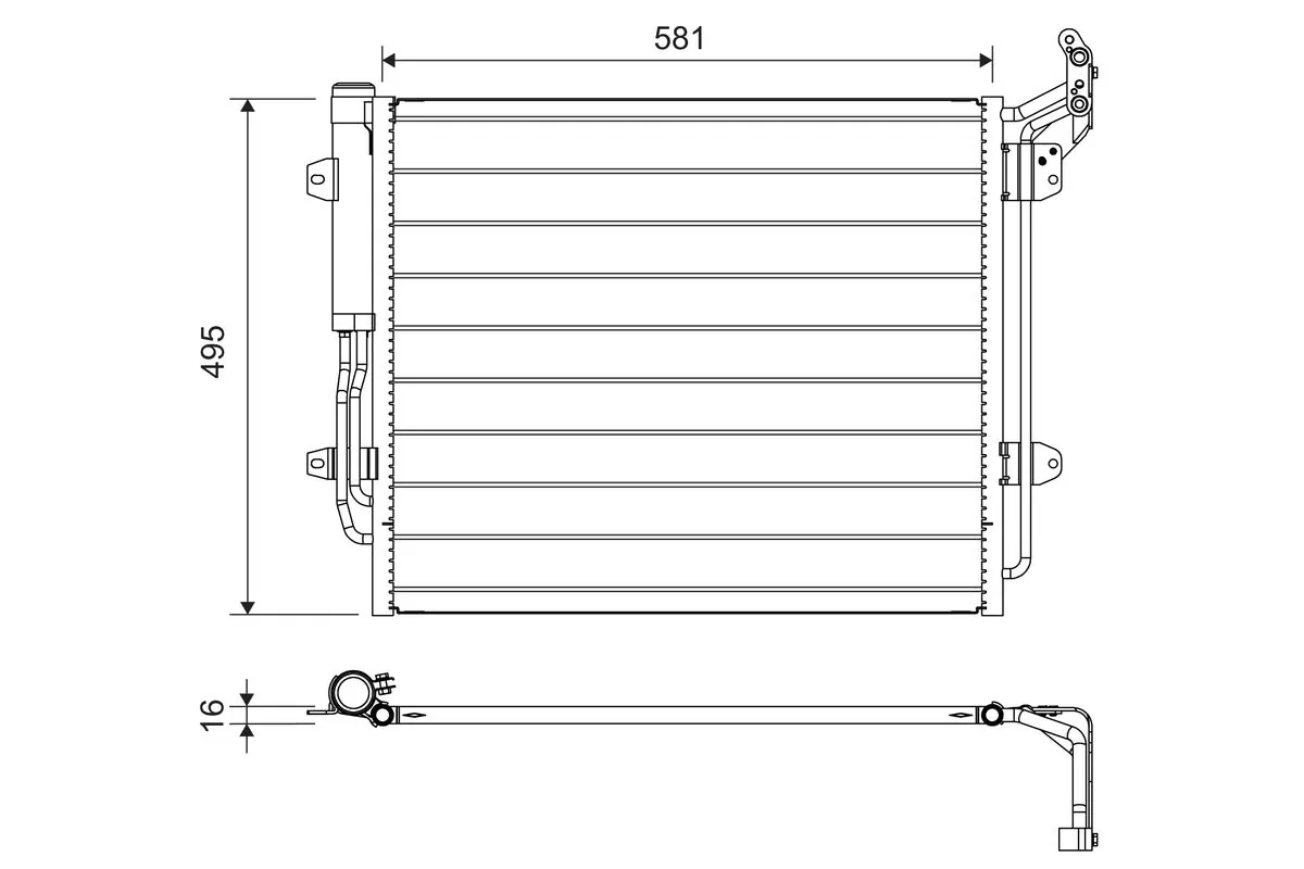 Condenseur, climatisation VALEO 814157