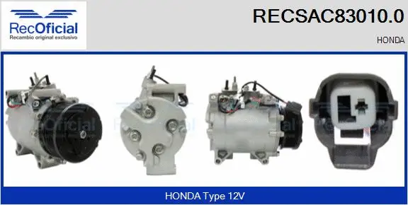 Compresseur, climatisation RECOFICIAL RECSAC83010.0