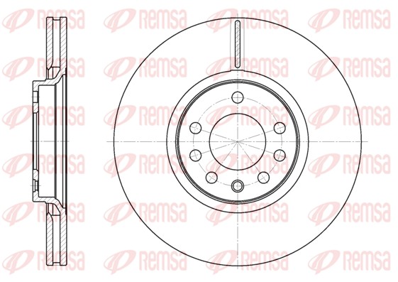 Disque de frein REMSA 6729.10