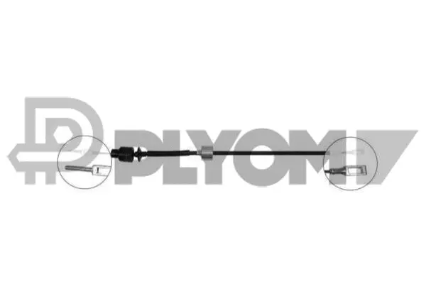 Tirette à câble, commande d'embrayage PLYOM P033769