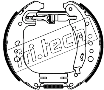 Jeu de mâchoires de frein fri.tech. 16546