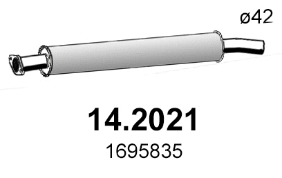Silencieux avant ASSO 14.2021