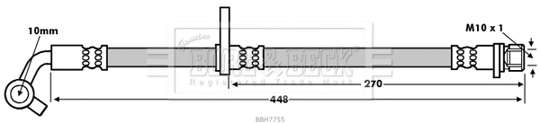 Flexible de frein BORG & BECK BBH7755
