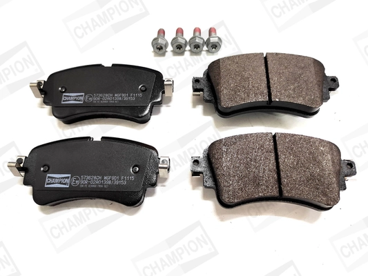 Kit de plaquettes de frein, frein à disque CHAMPION 573628CH