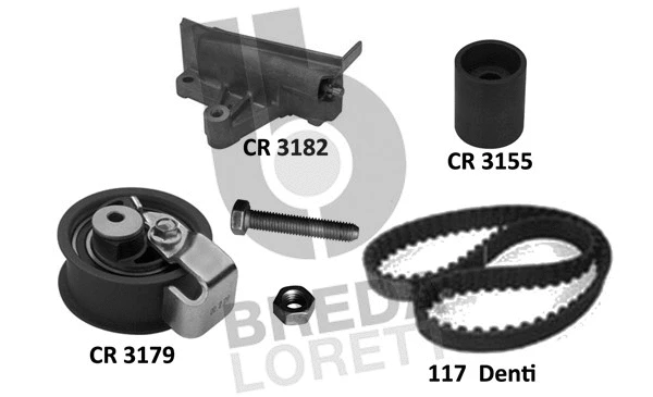 Kit de courroie crantée BREDA LORETT KCD0770