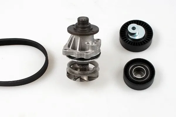 Pompe à eau+Jeu de courroie trapézoïdale à nervures GK K980513A