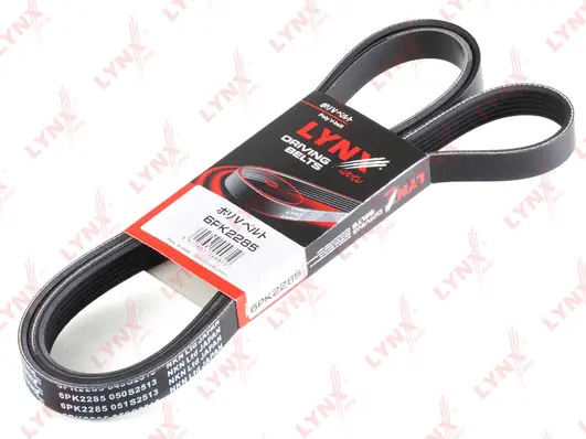 Courroie trapézoïdale à nervures LYNXAUTO 6PK2285