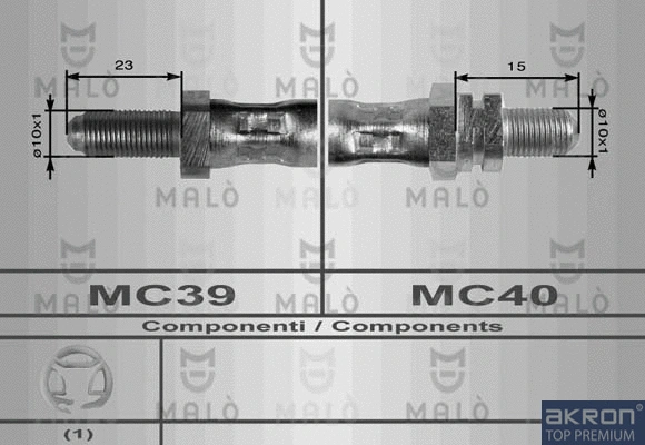 Flexible de frein AKRON-MALÒ 8463