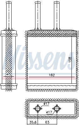 Système de chauffage NISSENS 77519