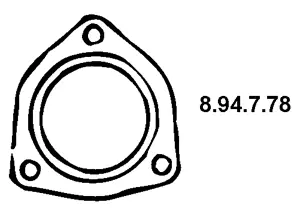 Joint, tuyau d'échappement EBERSPÄCHER 8.94.7.78