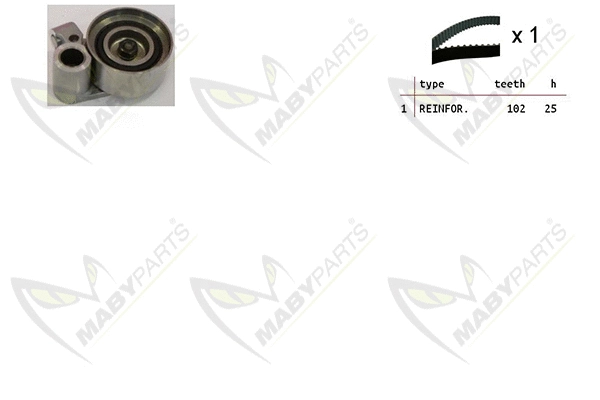 Kit de courroie crantée MABYPARTS OBK010298