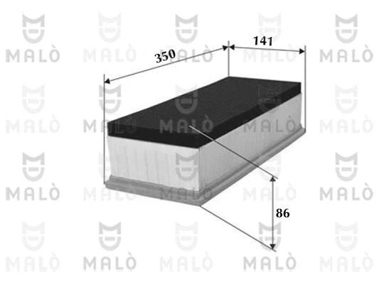 Filtre à air AKRON-MALÒ 1500566