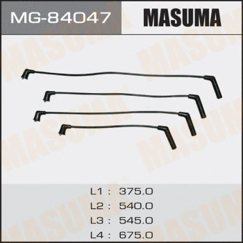 Kit de câbles d'allumage MASUMA MG-84047